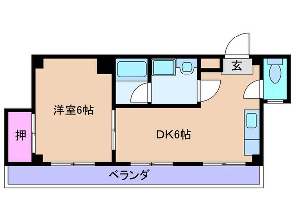 シャルマン二シキマチの物件間取画像